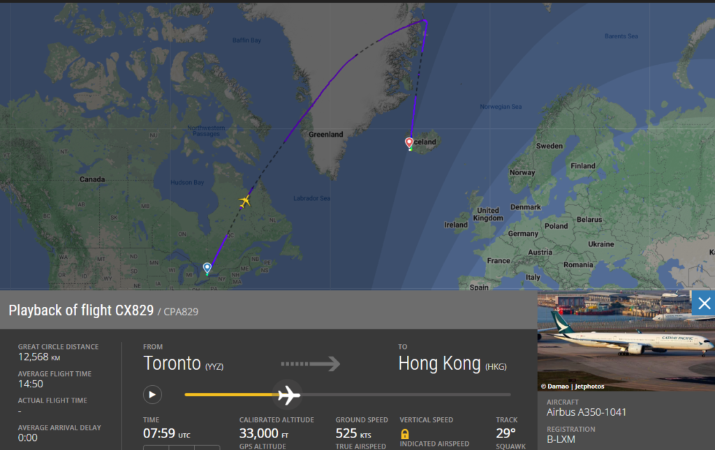 Cathay Pacific Flight Delay