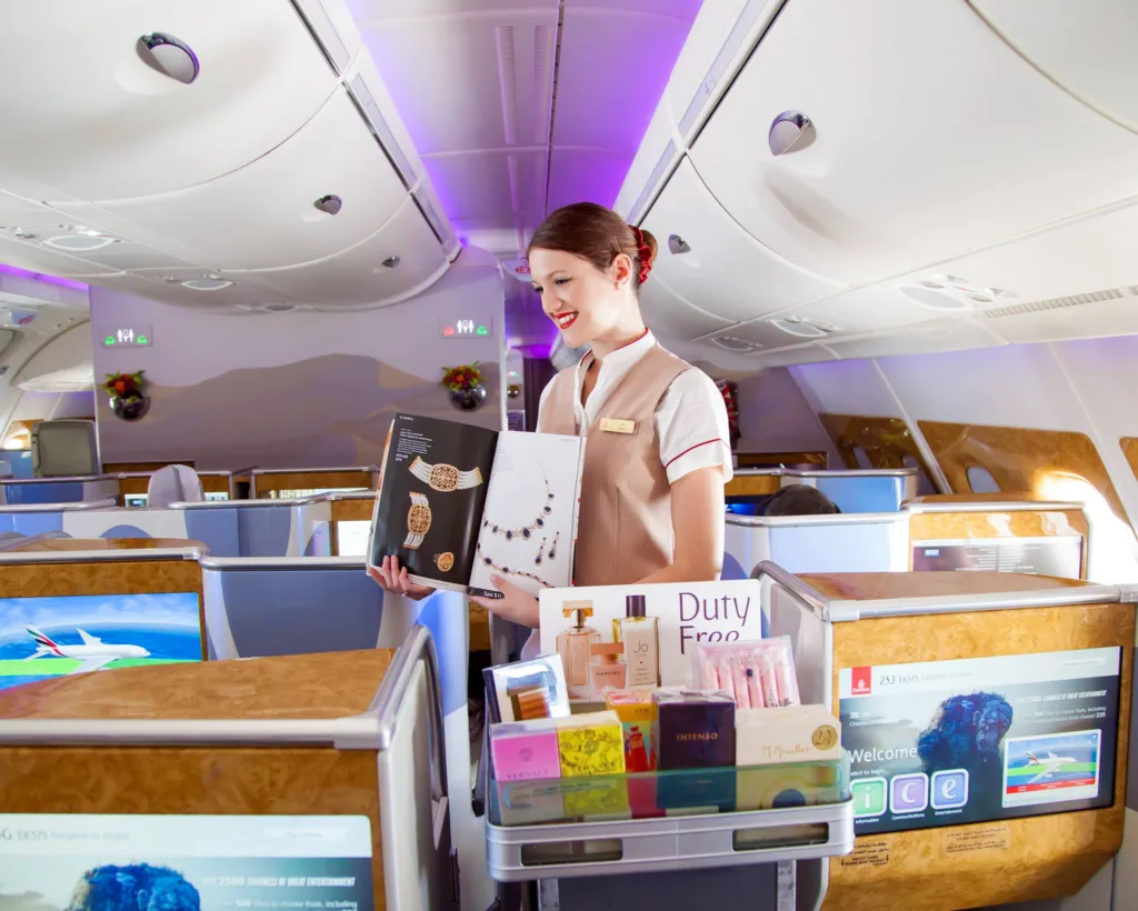 Airlines with Duty Free Shopping
