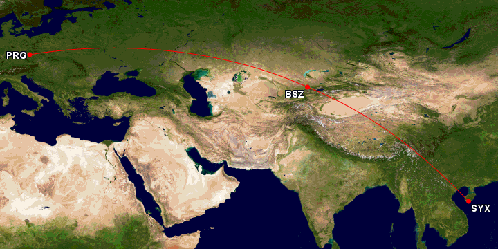 SCAT Airlines 737 MAX Flight