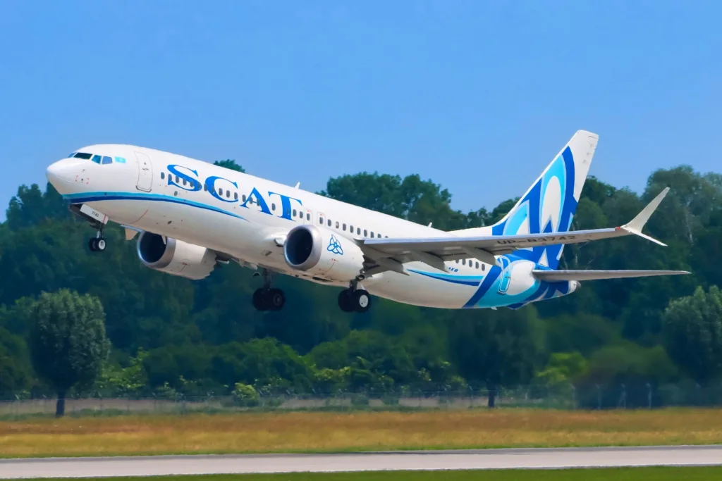 SCAT Airlines 737 MAX Flight